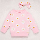 Daisy Flower 3pcs Girl Clothing Set