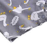 Grey Duck Print Baby Jumpsuit