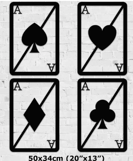 Ace Card Wall Art