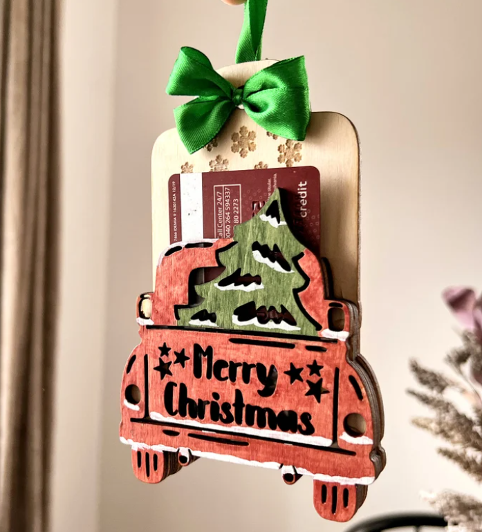 Christmas Gift Card Ornament