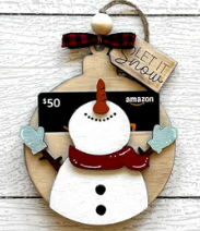 Christmas Ornament Gift Card Holder