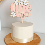 One Daisy 1st Birthday Cake Topper