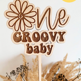 One Groovy 1st Birthday Cake Topper